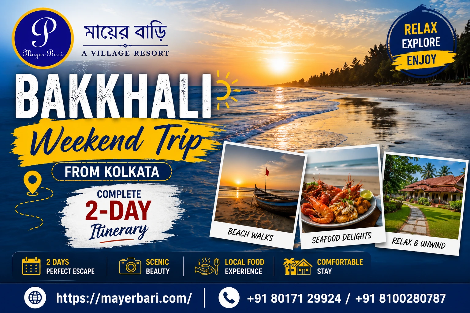 Bakkhali Weekend Trip from Kolkata Complete 2-Day Itinerary