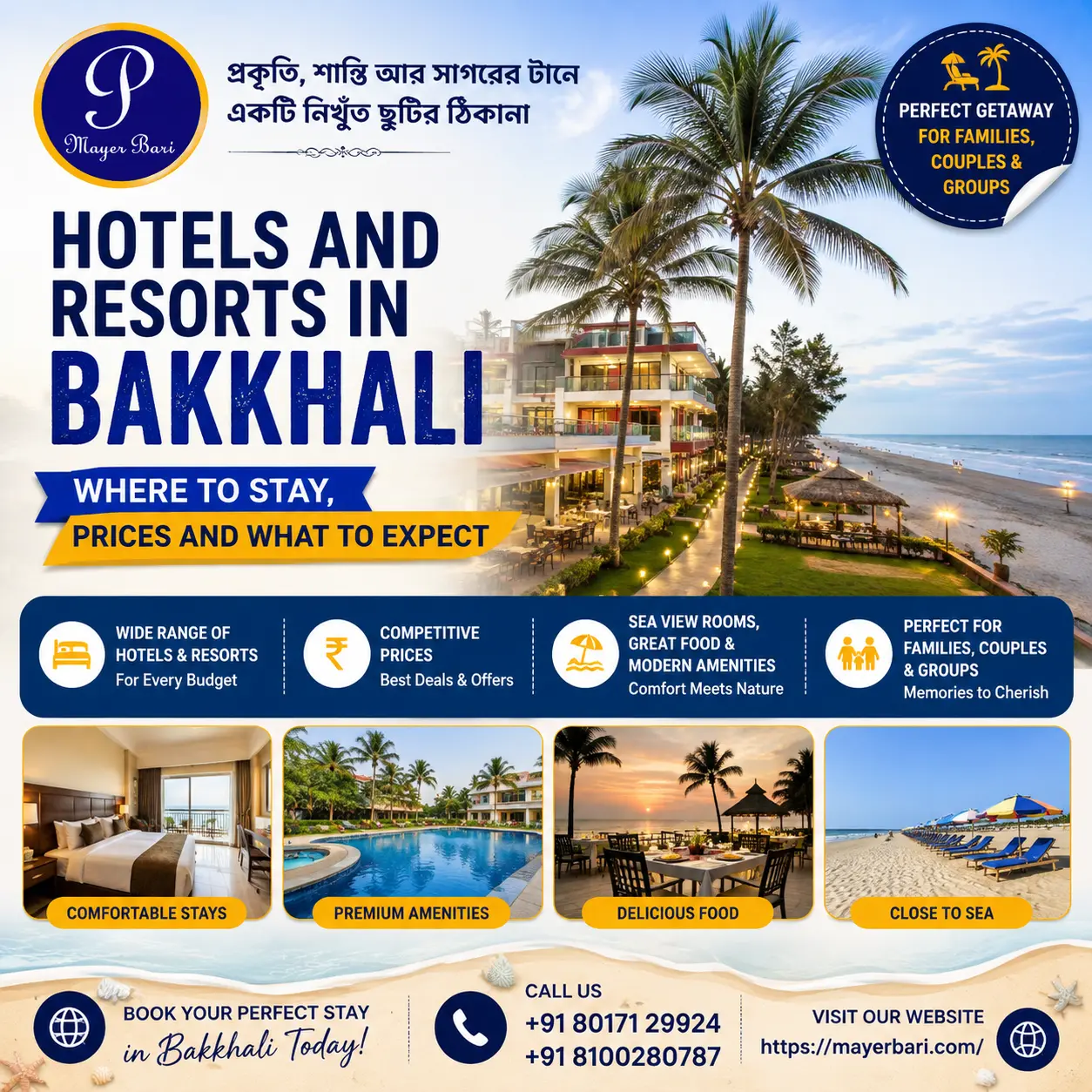 Hotels and Resorts in Bakkhali: Where to Stay, Prices and What to Expect